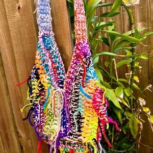 Handmade small tote handbag